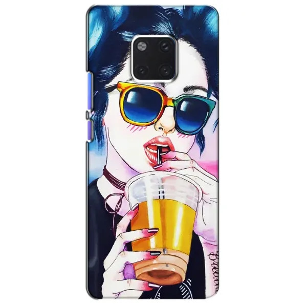Чехол с рисунком «Девушка с коктейлем» для Huawei Mate 20 Pro (LYA-L09, LYA-L29) Чехол с рисунком «Девушка с коктейлем» для Huawei Mate 20 Pro (LYA-L09, LYA-L29)