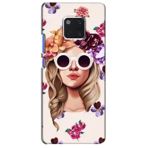 Чехол с картинкой Модные Девчонки Huawei Mate 20 Pro, LYa-l09, LYA-L29 (Девушка в очках)