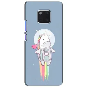 Чехол Unicorn на Huawei Mate 20 Pro, LYa-l09, LYA-L29 (Единорог космонавт)