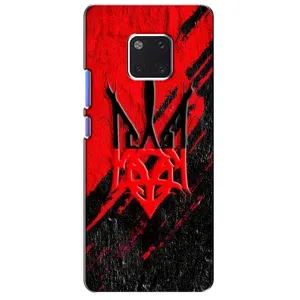 Чехлы УПА (Красно-Чёрный) на Huawei Mate 20 Pro, LYa-l09, LYA-L29 (Герб в цвете УПА)