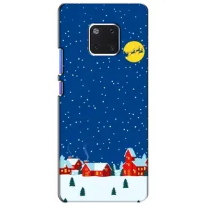 Силиконовый бампер на рождество для Huawei Mate 20 Pro, LYa-l09, LYA-L29 (Город в снегу)