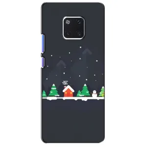 Силиконовый бампер на рождество для Huawei Mate 20 Pro, LYa-l09, LYA-L29 (Город зимний)