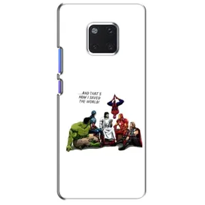 Чехлы для Huawei Mate 20 Pro, LYa-l09, LYA-L29 (Для Христиан) (Иисус супергерой)