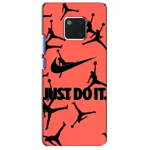 Силіконовый Чохол Nike Air Jordan на Хуавей Мейт 20 Про (Just Do It)