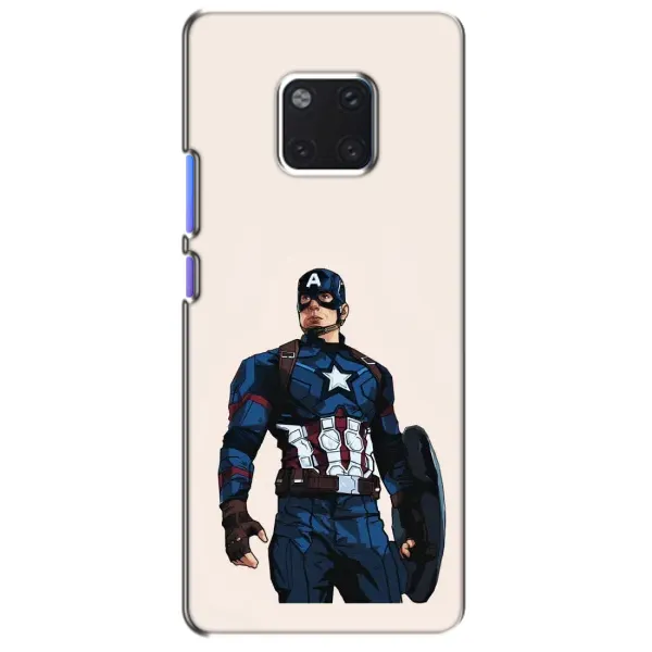 Чехол с рисунком «Капитан Америка» для Huawei Mate 20 Pro (LYA-L09, LYA-L29)