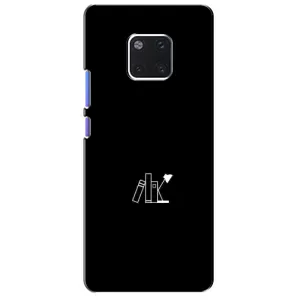 Чохол з картинками на чорному фоні для Huawei Mate 20 Pro, LYa-l09, LYA-L29 (Книжки)