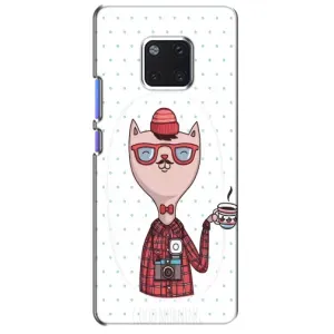 Чехол на тематику: Коты для Huawei Mate 20 Pro (LYA-L09, LYA-L29) (Кот аристократ)
