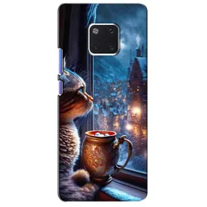 Чехлы на Новый Год Huawei Mate 20 Pro, LYa-l09, LYA-L29 (Кот новогодний)