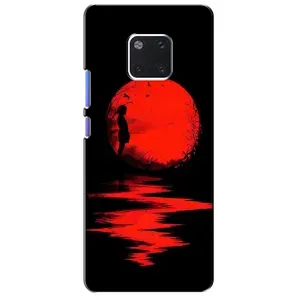 Летний Чехол на Huawei Mate 20 Pro, LYa-l09, LYA-L29 (Красный Закат)