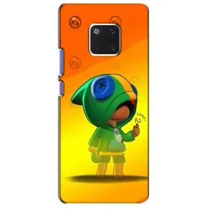 Чохол Бравл Старс для Huawei Mate 20 Pro, LYa-l09, LYA-L29 (LEON в кофті)