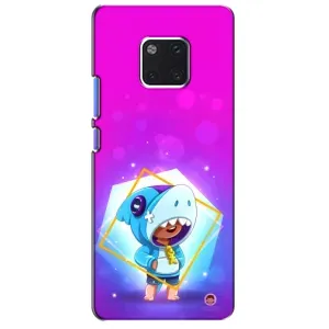 Чохол Бравл Старс для Huawei Mate 20 Pro, LYa-l09, LYA-L29 (Леон у костюмі Акули)