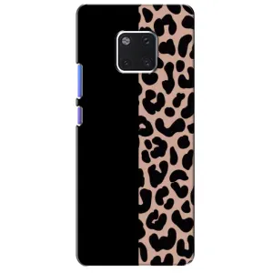 Чехол с леопардовым принтом на Huawei Mate 20 Pro, LYa-l09, LYA-L29 (Леопардовый фон)