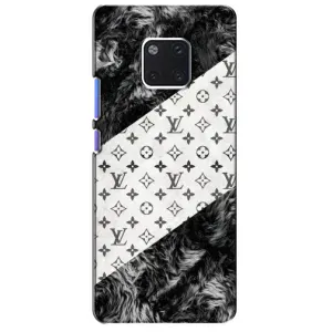 Чохол Стиль Louis Vuitton на Huawei Mate 20 Pro, LYa-l09, LYA-L29 (LV на білому)