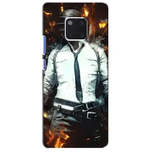 Чохол з картинкою "Герой Pubg" на Huawei Mate 20 Pro, LYa-l09, LYA-L29 (Man Пубг)
