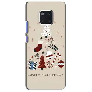 Чехол Санта Клаус для Huawei Mate 20 Pro, LYa-l09, LYA-L29 (Merry Christmas)