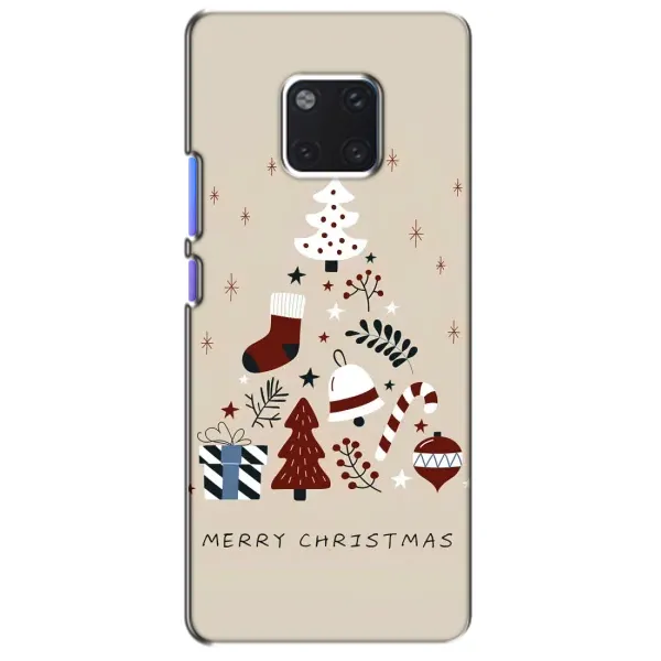 Чехол с рисунком «Merry Christmas» для Huawei Mate 20 Pro (LYA-L09, LYA-L29)