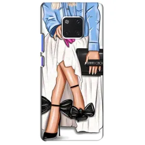 Силиконовый Чехол на Huawei Mate 20 Pro, LYa-l09, LYA-L29 с картинкой Стильных Девушек (Мода)