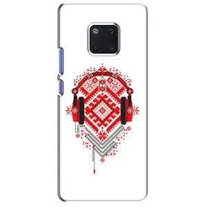 Силиконовый Чехол на Huawei Mate 20 Pro, LYa-l09, LYA-L29 с картинкой Вышиванки (Модная вышиванка)