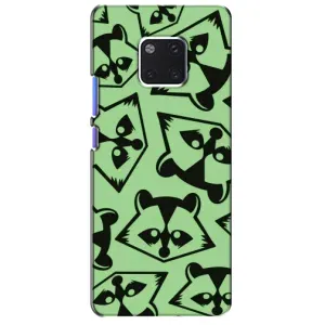 Силиконовый Чехол с Енотами на Huawei Mate 20 Pro, LYa-l09, LYA-L29 (Мордочки Енота)