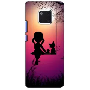 Девчачий Чехол для Huawei Mate 20 Pro, LYa-l09, LYA-L29 (На качели)
