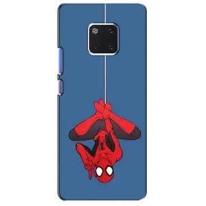 Чехол Супергерой Человека Паука на Huawei Mate 20 Pro, LYa-l09, LYA-L29 (На паутине)