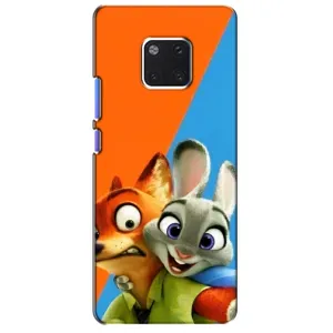 Чехлы ЗВЕРОПОЛИС для Huawei Mate 20 Pro, LYa-l09, LYA-L29 (Ник и Хопс)