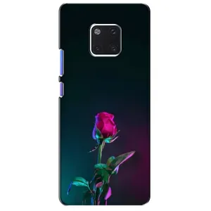 Чохли з принтом Троянд для Huawei Mate 20 Pro, LYa-l09, LYA-L29 (Нічна троянда)