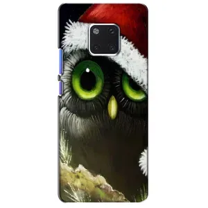 Чехлы с принтом СОВЫ для Huawei Mate 20 Pro, LYa-l09, LYA-L29 (Новогодняя Сова)