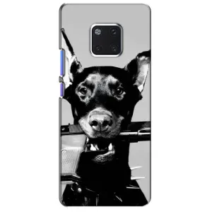 Чехол ДОБЕРМАН для Huawei Mate 20 Pro, LYa-l09, LYA-L29 (Опасный доберман)