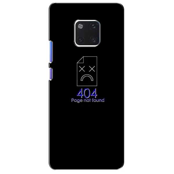 Чехол с рисунком «Ошибка 404» для Huawei Mate 20 Pro (LYA-L09, LYA-L29) Чехол с рисунком «Ошибка 404» для Huawei Mate 20 Pro (LYA-L09, LYA-L29)