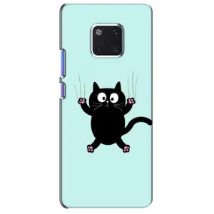 Силиконовый чехол с котиком для Huawei Mate 20 Pro, LYa-l09, LYA-L29 (Падающий кот)