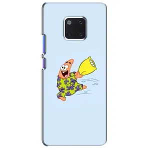 Чехлы с Патриком на Huawei Mate 20 Pro, LYa-l09, LYA-L29 (Патрик с подушкой)