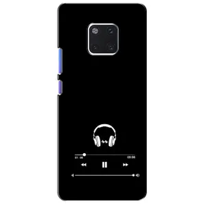 Чохол з картинками на чорному фоні для Huawei Mate 20 Pro, LYa-l09, LYA-L29 (Плеєр)