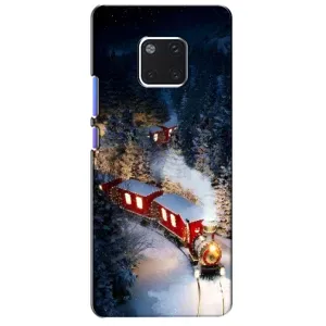 Силиконовый бампер на рождество для Huawei Mate 20 Pro, LYa-l09, LYA-L29 (Поезд)