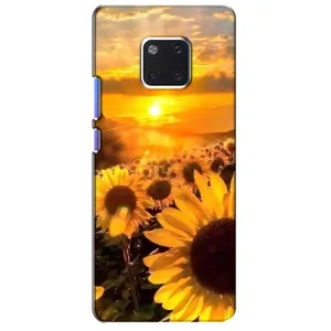 Чохол з Квітами для Huawei Mate 20 Pro, LYa-l09, LYA-L29 (поле соняшників)