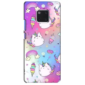 Чехол Unicorn на Huawei Mate 20 Pro, LYa-l09, LYA-L29 (Радуга и Единорог)