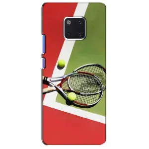 Чохли з прінтом Спортивна тематика для Huawei Mate 20 Pro, LYa-l09, LYA-L29 (Ракетки теніс)