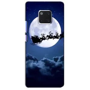 Чехол Санта Клаус для Huawei Mate 20 Pro, LYa-l09, LYA-L29 (Санта - луна)