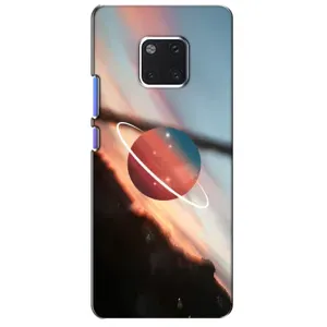 Чехол (ТПУ) с планетами на Huawei Mate 20 Pro, LYa-l09, LYA-L29 (Сатурн)