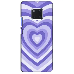 Чохли з тематикою "Маленькі Сердчеки" на Huawei Mate 20 Pro, LYa-l09, LYA-L29 (Серце фіолет)
