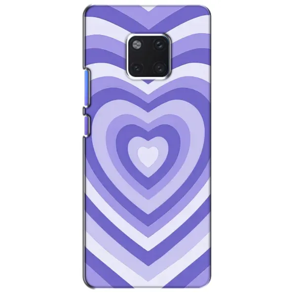 Чехол с рисунком «Сердце фиолет» для Huawei Mate 20 Pro (LYA-L09, LYA-L29)