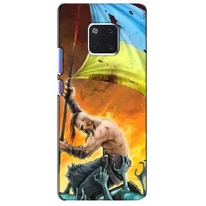 Чехол с картинкой (Патриотический КОЗАК) на Huawei Mate 20 Pro, LYa-l09, LYA-L29 (Сильный Козак)