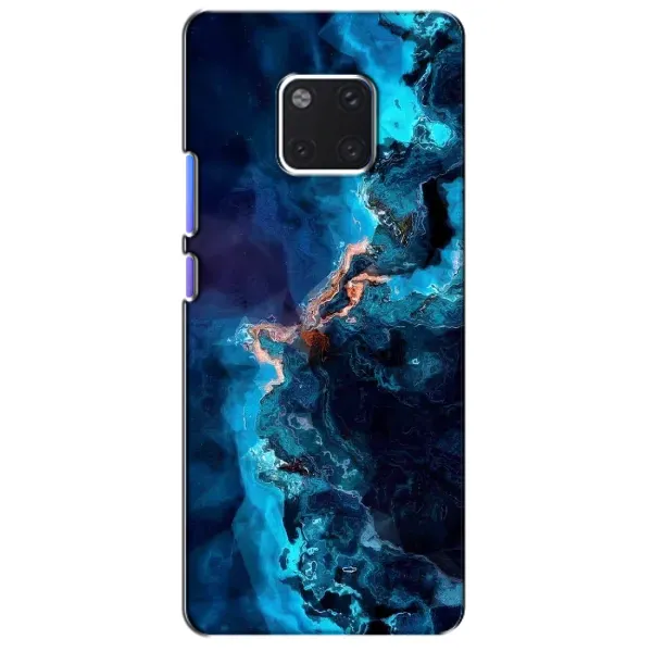 Чехол с рисунком «Синий мрамор» для Huawei Mate 20 Pro (LYA-L09, LYA-L29) Чехол с рисунком «Синий мрамор» для Huawei Mate 20 Pro (LYA-L09, LYA-L29)
