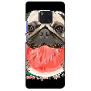 Чехол (ТПУ) Милые собачки для Huawei Mate 20 Pro, LYa-l09, LYA-L29 (Смешной Мопс)