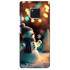 Чехлы на Новый Год Huawei Mate 20 Pro, LYa-l09, LYA-L29 (Снеговик праздничный)