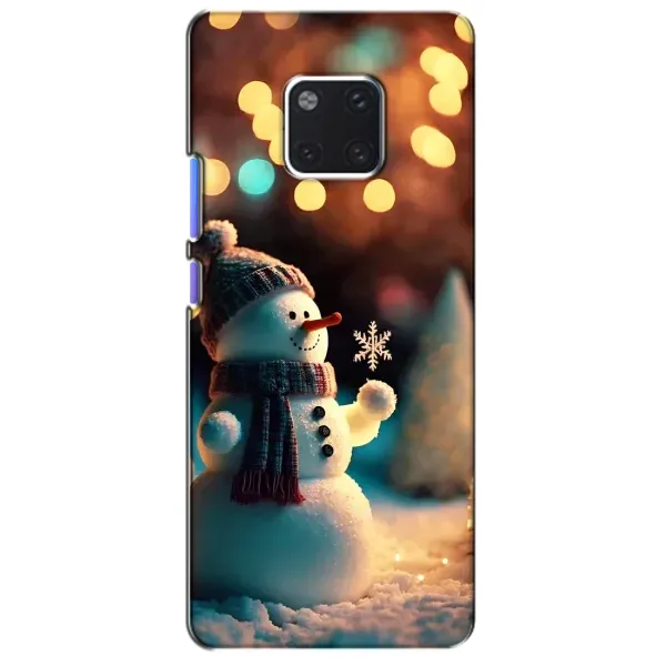 Чехол с рисунком «Снеговик праздничный» для Huawei Mate 20 Pro (LYA-L09, LYA-L29)