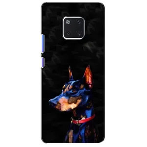 Бампер для Huawei Mate 20 Pro, LYa-l09, LYA-L29 с картинкой "Песики" (Собака Мопс)