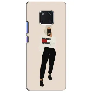 Силиконовый Чехол на Huawei Mate 20 Pro, LYa-l09, LYA-L29 с картинкой Стильных Девушек (Стильная)