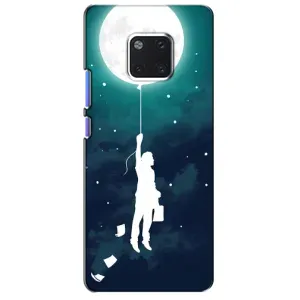 Чехол (ТПУ) с планетами на Huawei Mate 20 Pro, LYa-l09, LYA-L29 (To The moon)
