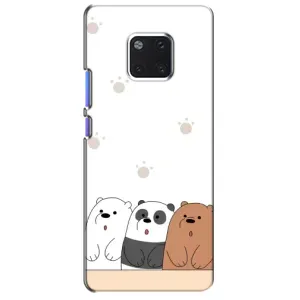 Чехлы с изображением разных животных для Huawei Mate 20 Pro, LYa-l09, LYA-L29 (Удивленные медвеженки)